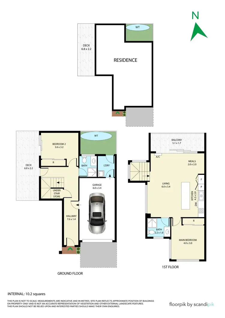 Floorplan of Homely townhouse listing, 7/14 Woodvale Road, Boronia VIC 3155