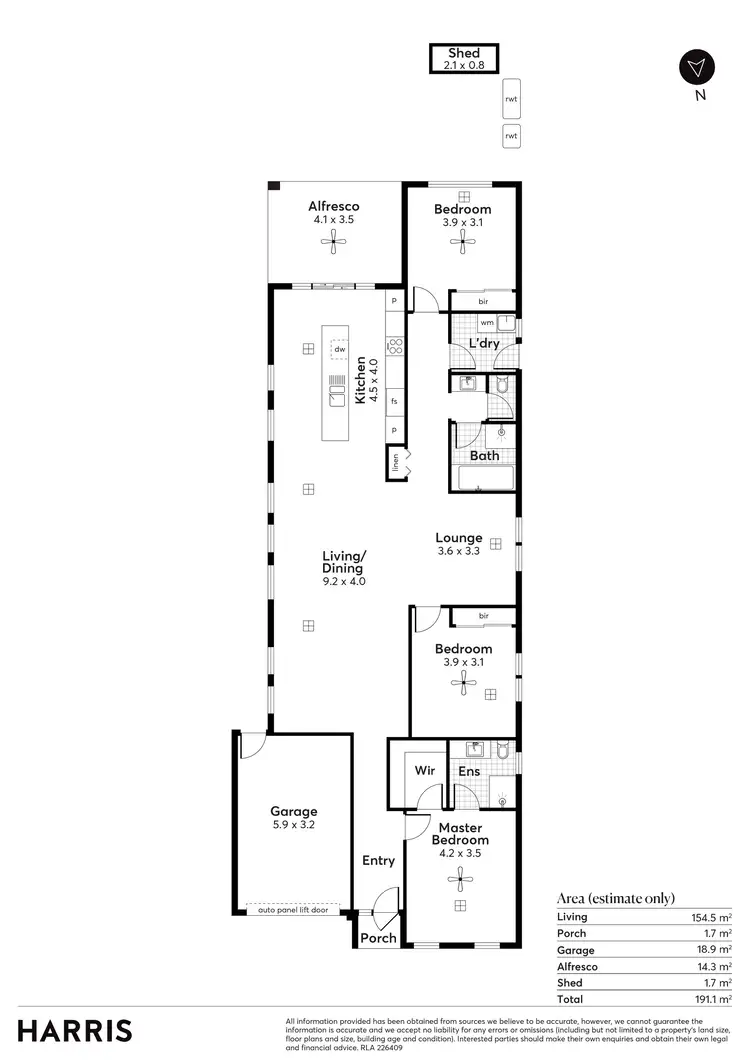 Floorplan of Homely house listing, 10D Britton Avenue, Tranmere SA 5073