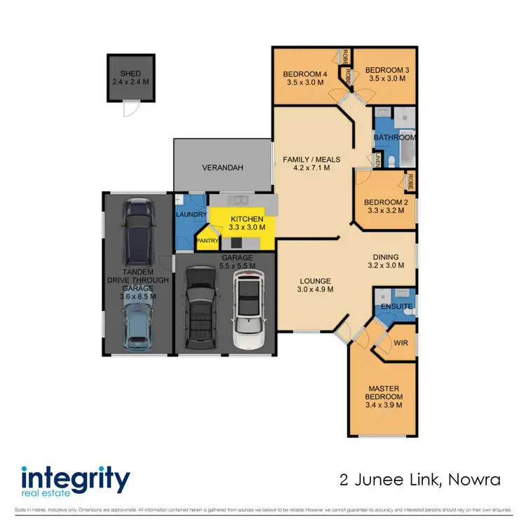 Floorplan of Homely house listing, 2 Junee Link, Nowra NSW 2541