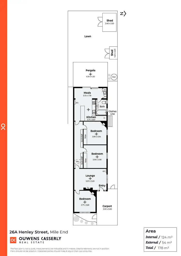 Floorplan of Homely house listing, 26A Henley Street, Mile End SA 5031