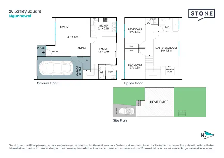 Floorplan of Homely house listing, 20 Lanley Square, Ngunnawal ACT 2913