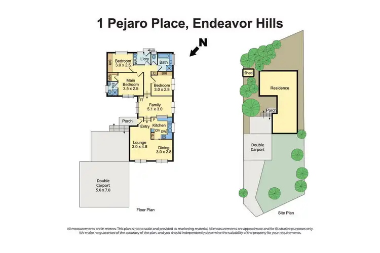 Floorplan of Homely house listing, 1 Pejaro Place, Endeavour Hills VIC 3802