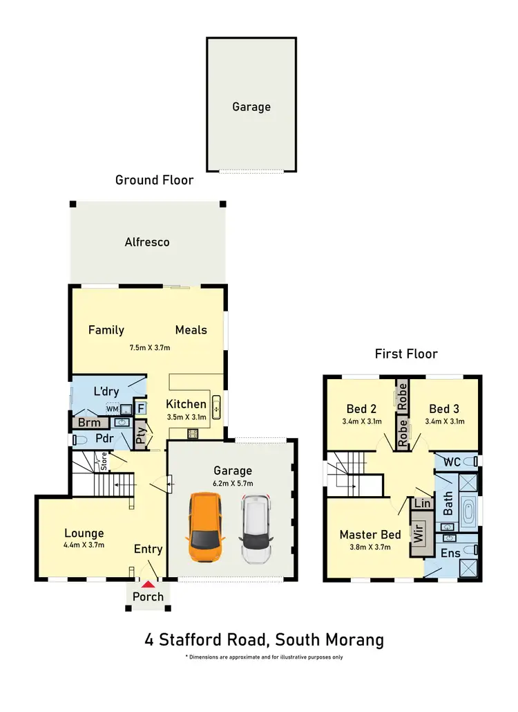 Floorplan of Homely house listing, 4 Stafford Road, South Morang VIC 3752