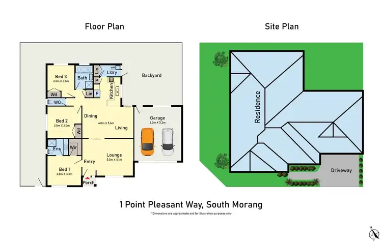 Floorplan of Homely house listing, 1 Point Pleasant Way, South Morang VIC 3752