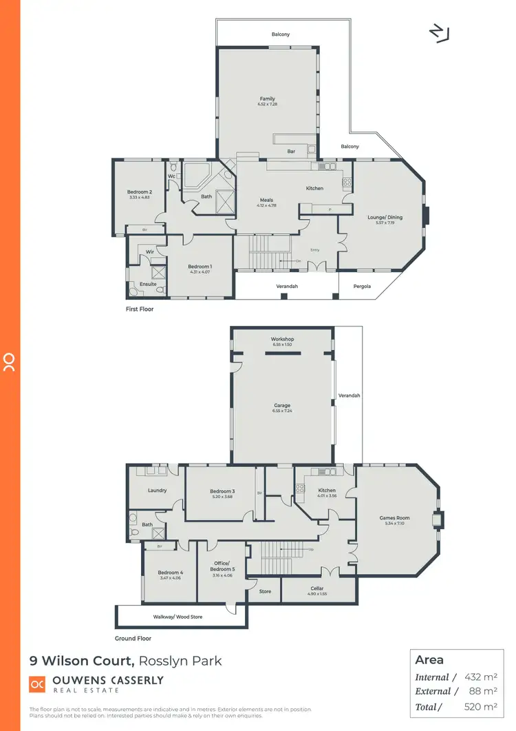 Floorplan of Homely house listing, 9 Wilson Court, Rosslyn Park SA 5072