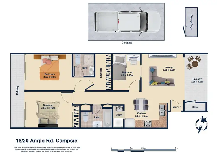 Floorplan of Homely apartment listing, 16/20 Anglo Road, Campsie NSW 2194