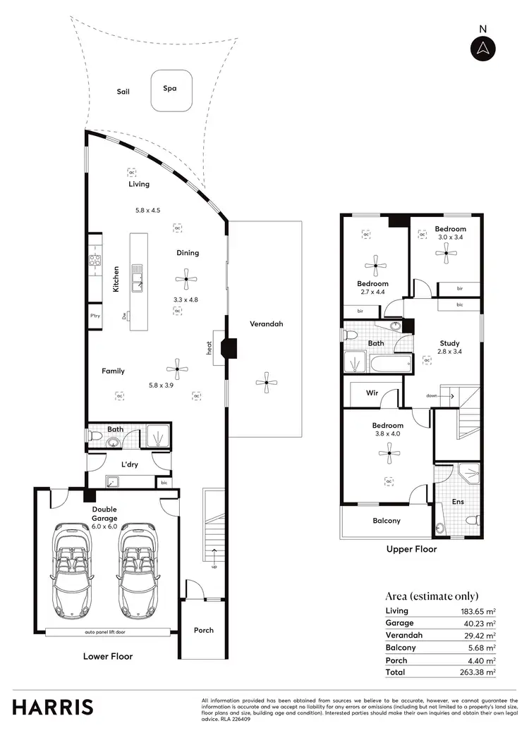 Floorplan of Homely house listing, 8 Birks Street, Parkside SA 5063