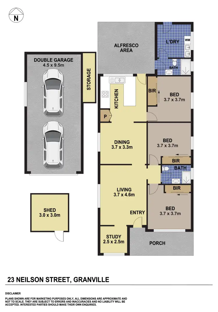 Floorplan of Homely house listing, 23 Neilson Street, Granville NSW 2142