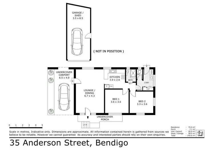 Floorplan of Homely house listing, 35 Anderson Street, Bendigo VIC 3550