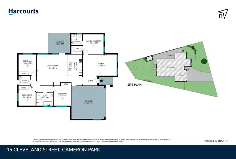 Floorplan of Homely house listing, 15 Cleveland Street, Cameron Park NSW 2285