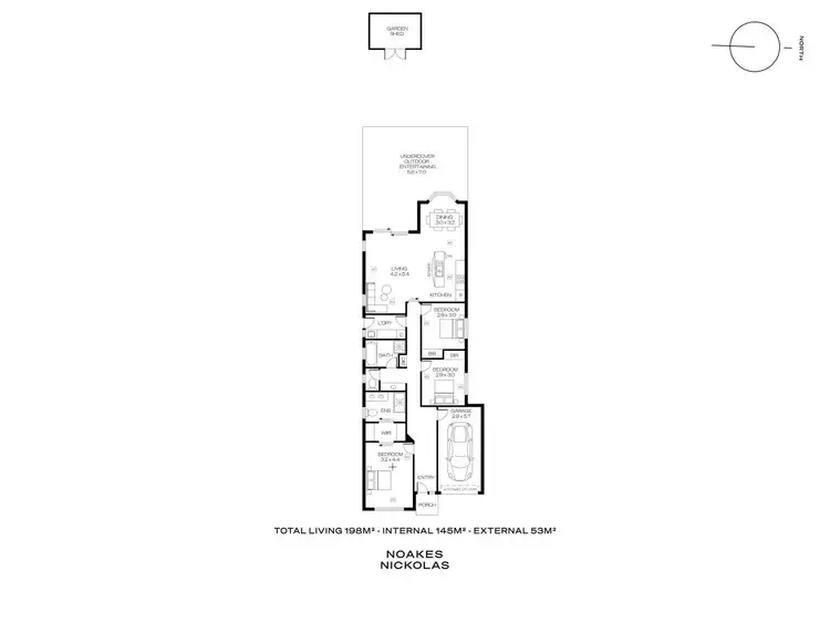 Floorplan of Homely house listing, 6A Gilmore Crescent, Morphettville SA 5043
