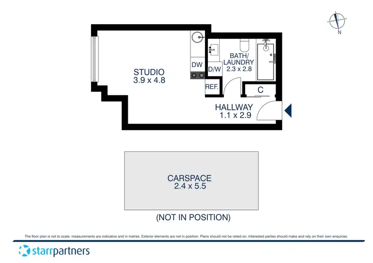 Floorplan of Homely apartment listing, 813/110-114 James Ruse Drive, Rosehill NSW 2142