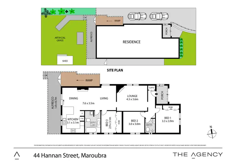 Floorplan of Homely house listing, 44 Hannan Street, Maroubra NSW 2035