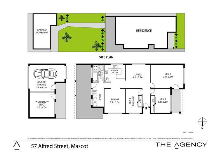 Floorplan of Homely house listing, 57 Alfred Street, Mascot NSW 2020