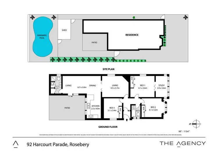 Floorplan of Homely house listing, 92 Harcourt Parade, Rosebery NSW 2018