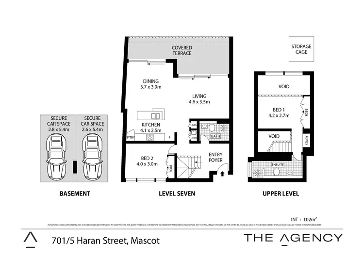 Floorplan of Homely apartment listing, 701/5 Haran Street, Mascot NSW 2020