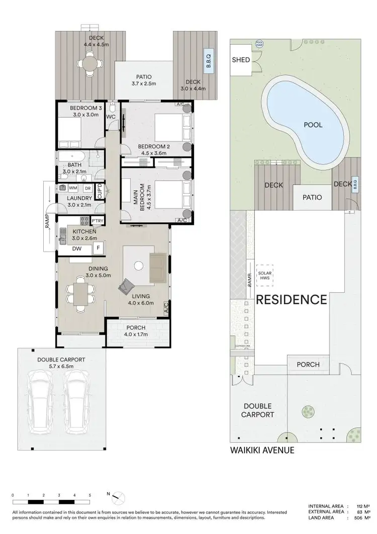 Floorplan of Homely house listing, 19 Waikiki Avenue, Palm Beach QLD 4221