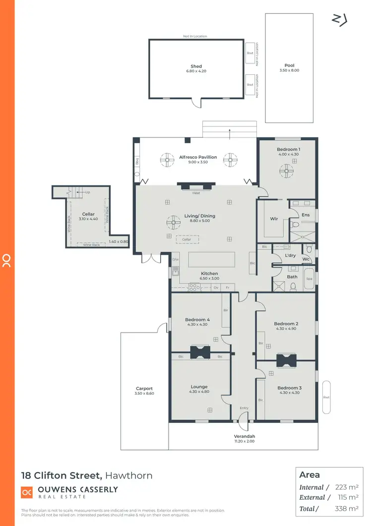 Floorplan of Homely house listing, 18 Clifton Street, Hawthorn SA 5062