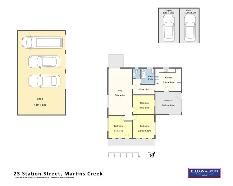 Floorplan of Homely house listing, 23 Station Street, Martins Creek NSW 2420