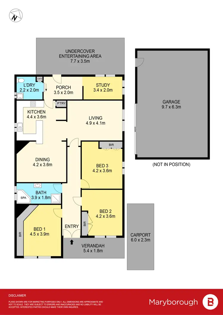 Floorplan of Homely house listing, 31 Burke Street, Maryborough VIC 3465