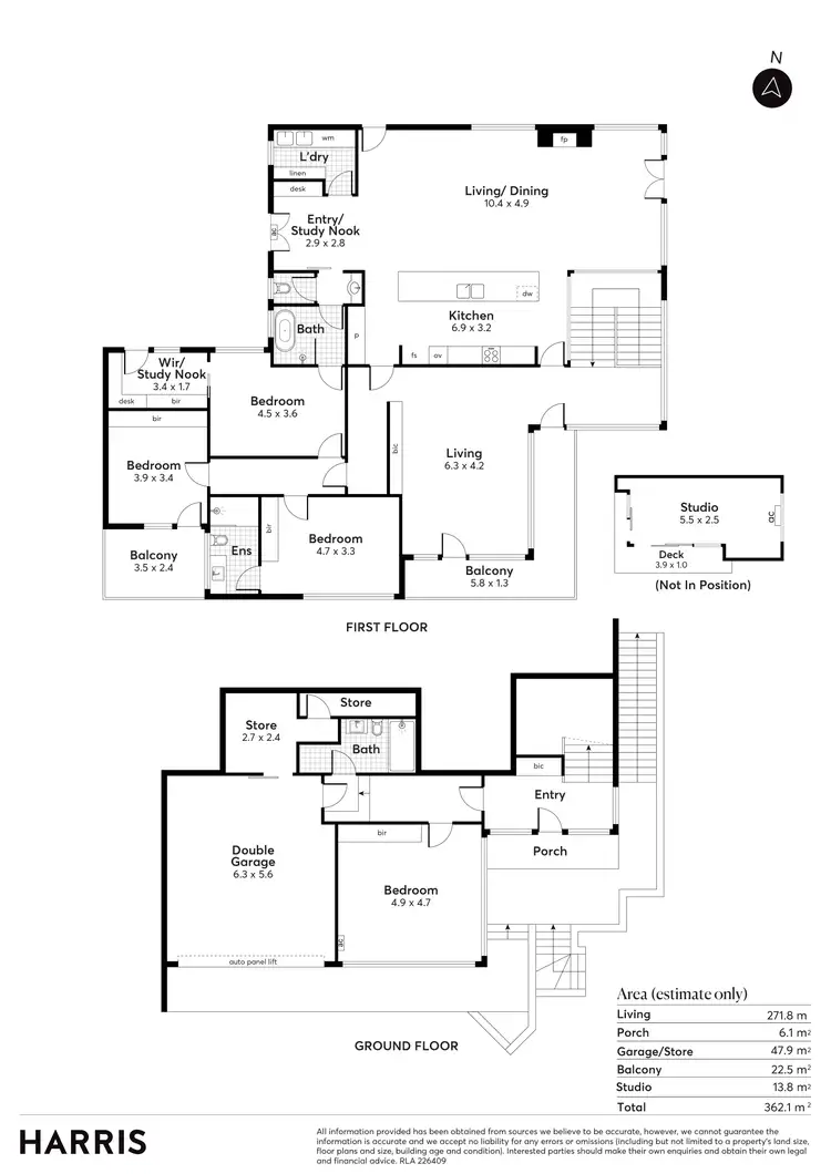Floorplan of Homely house listing, 12 Rostrevor Road, Stirling SA 5152