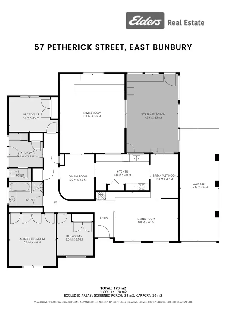 Floorplan of Homely house listing, 59 Petherick Street, East Bunbury WA 6230