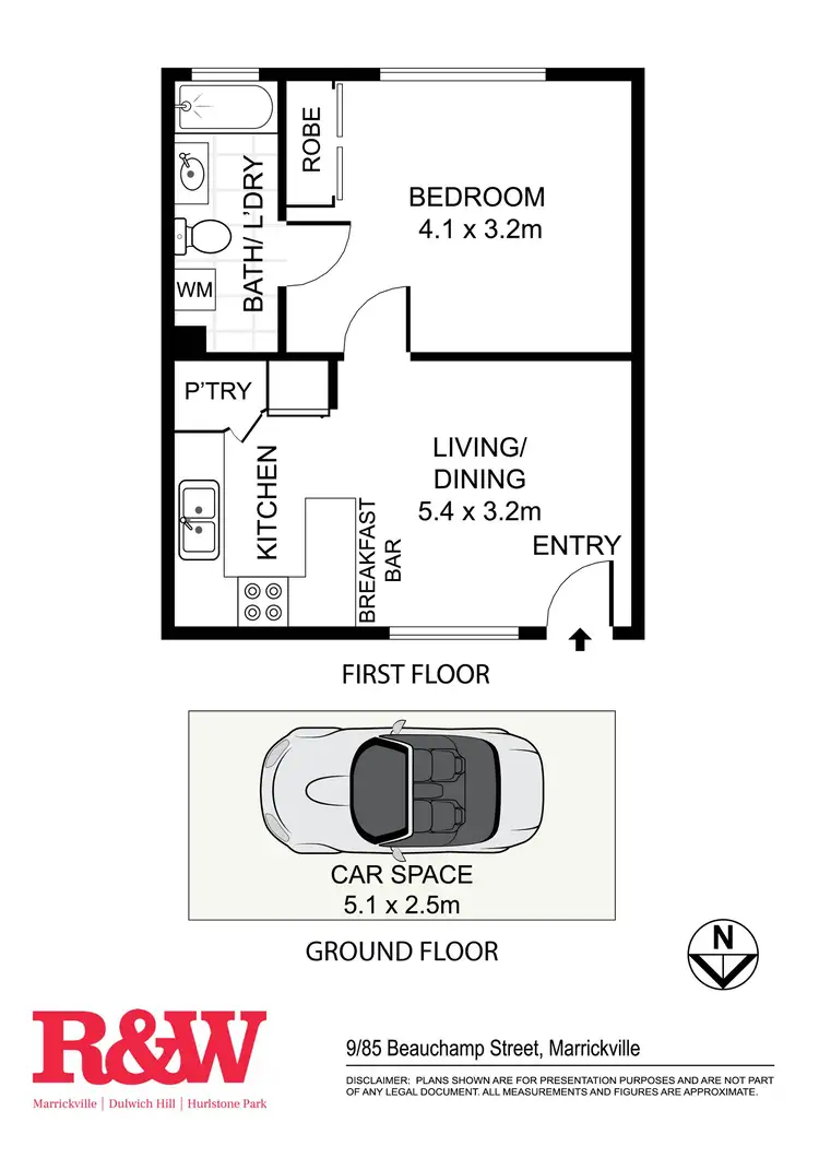 Floorplan of Homely apartment listing, 9/85 Beauchamp Street, Marrickville NSW 2204