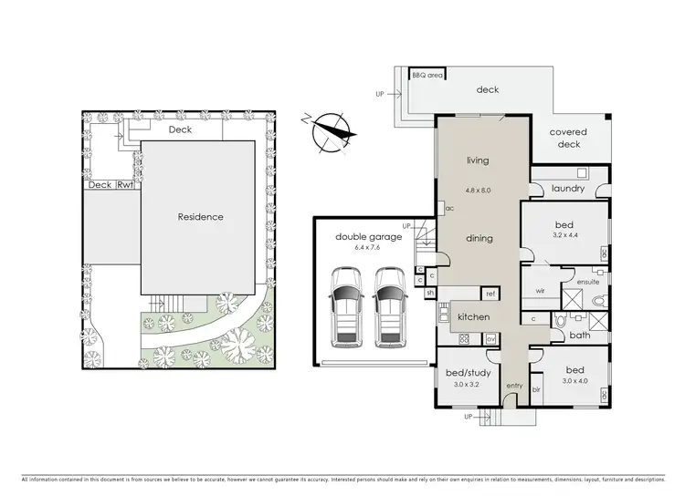 Floorplan of Homely house listing, 1A Caldwell Street, Mornington VIC 3931
