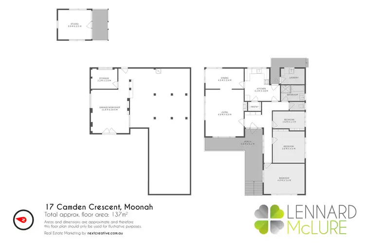 Floorplan of Homely house listing, 17 Camden Crescent, Moonah TAS 7009