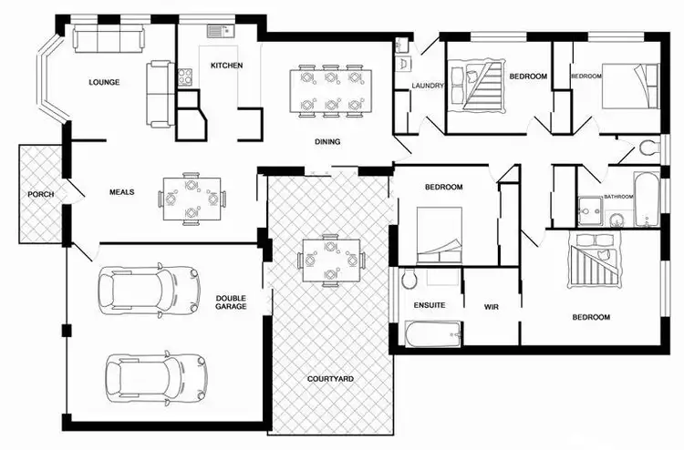 Floorplan of Homely house listing, 12 Lithfield Place, Loganholme QLD 4129