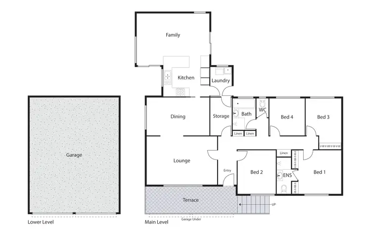Floorplan of Homely house listing, 4 Rowell Place, Weston ACT 2611