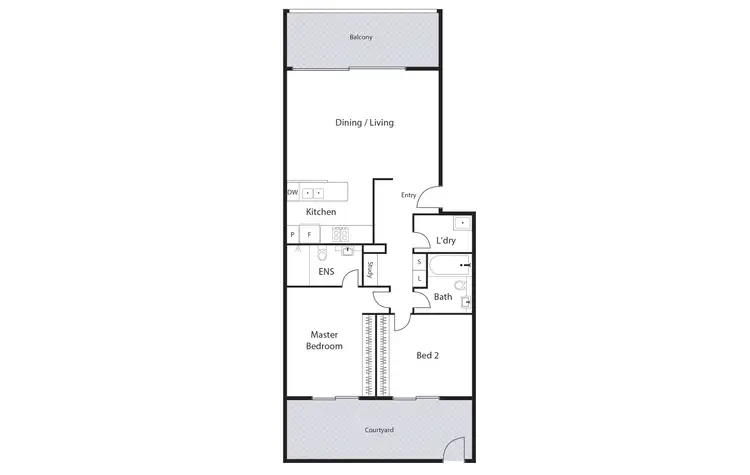 Floorplan of Homely unit listing, 10/102 Giles Street, Kingston ACT 2604