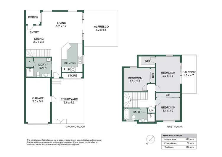 Floorplan of Homely townhouse listing, 7/1A-1B Myamba Parade, Surfside NSW 2536