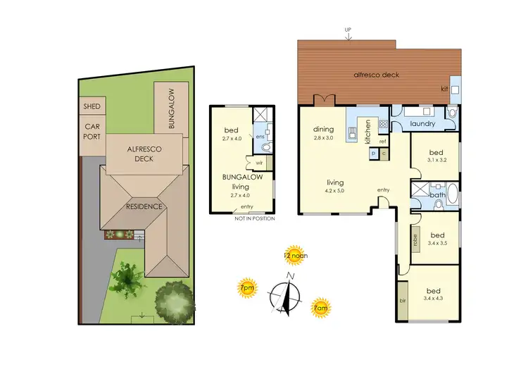 Floorplan of Homely house listing, 7 Juniper Court, Frankston North VIC 3200