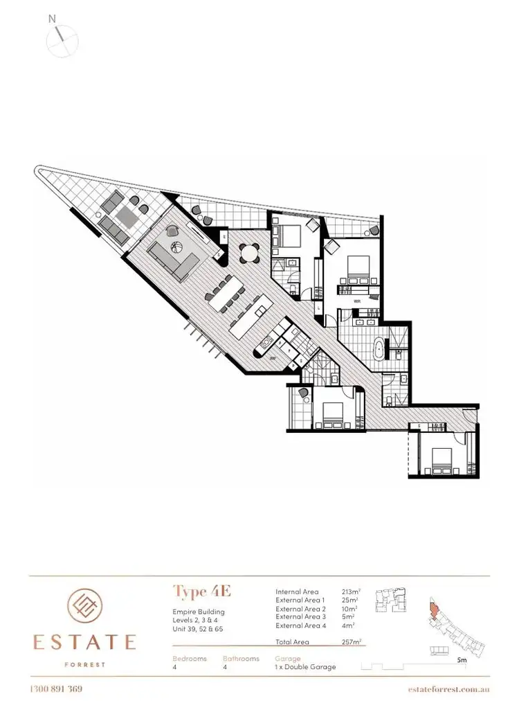 Floorplan of Homely apartment listing, 39/7 State Circle, Forrest ACT 2603