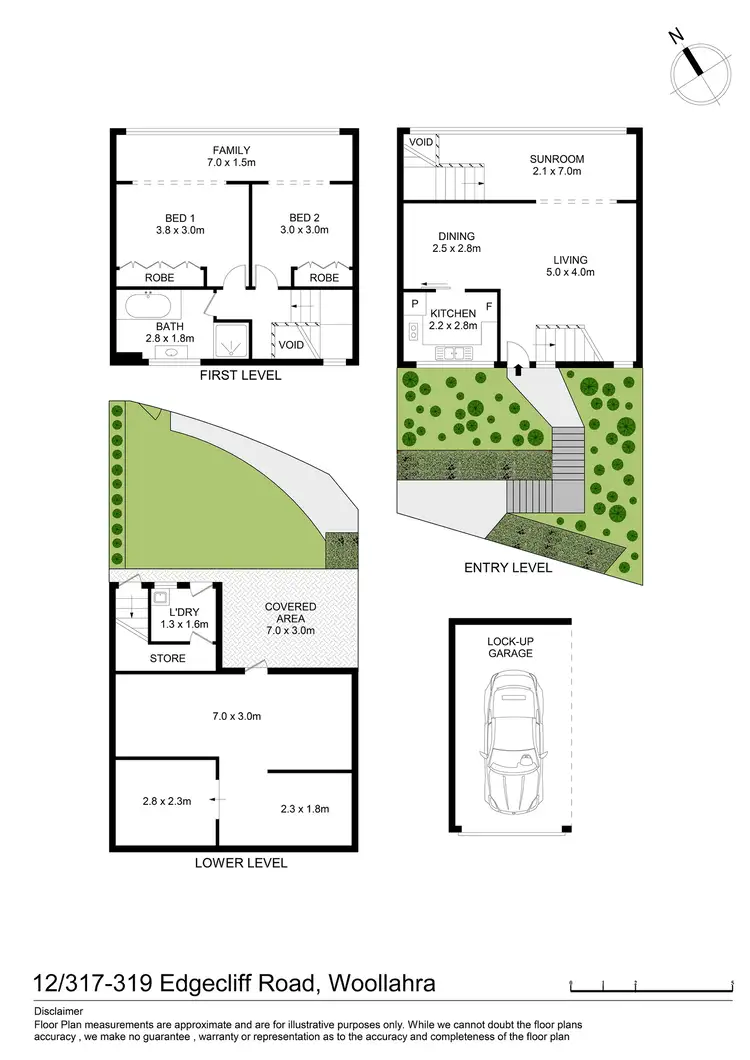 Floorplan of Homely apartment listing, 12/317-319 Edgecliff Road, Woollahra NSW 2025