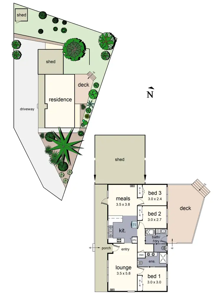 Floorplan of Homely house listing, 302 Swansea Road, Mount Evelyn VIC 3796