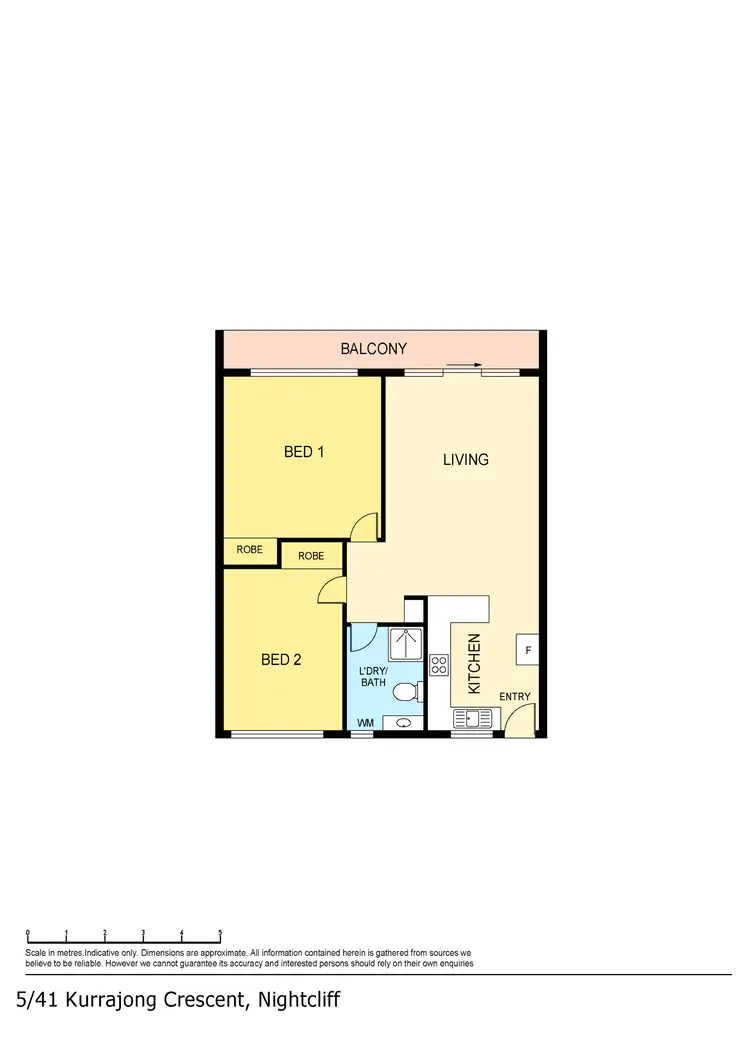 Floorplan of Homely unit listing, 5/41 Kurrajong Crescent, Nightcliff NT 810