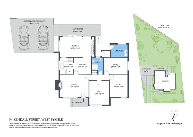 Floorplan of Homely house listing, 54 Kendall Street, West Pymble NSW 2073