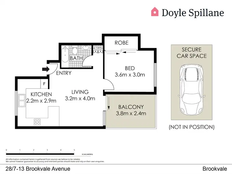 Floorplan of Homely apartment listing, 28/7-13 Brookvale Avenue, Brookvale NSW 2100