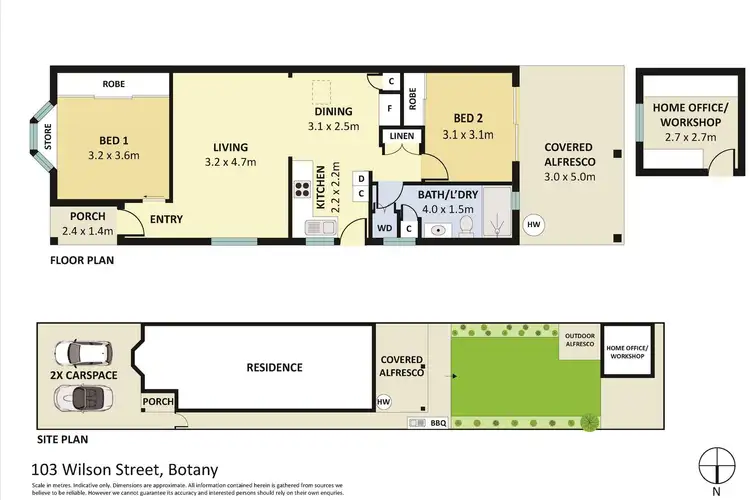 Floorplan of Homely house listing, 103 Wilson Street, Botany NSW 2019