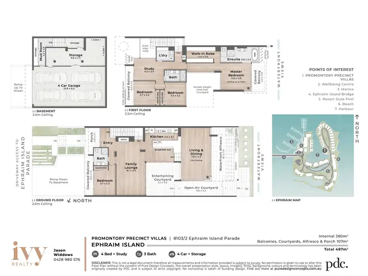 Floorplan of Homely villa listing, 8103/2 Ephraim Island Parade, Paradise Point QLD 4216