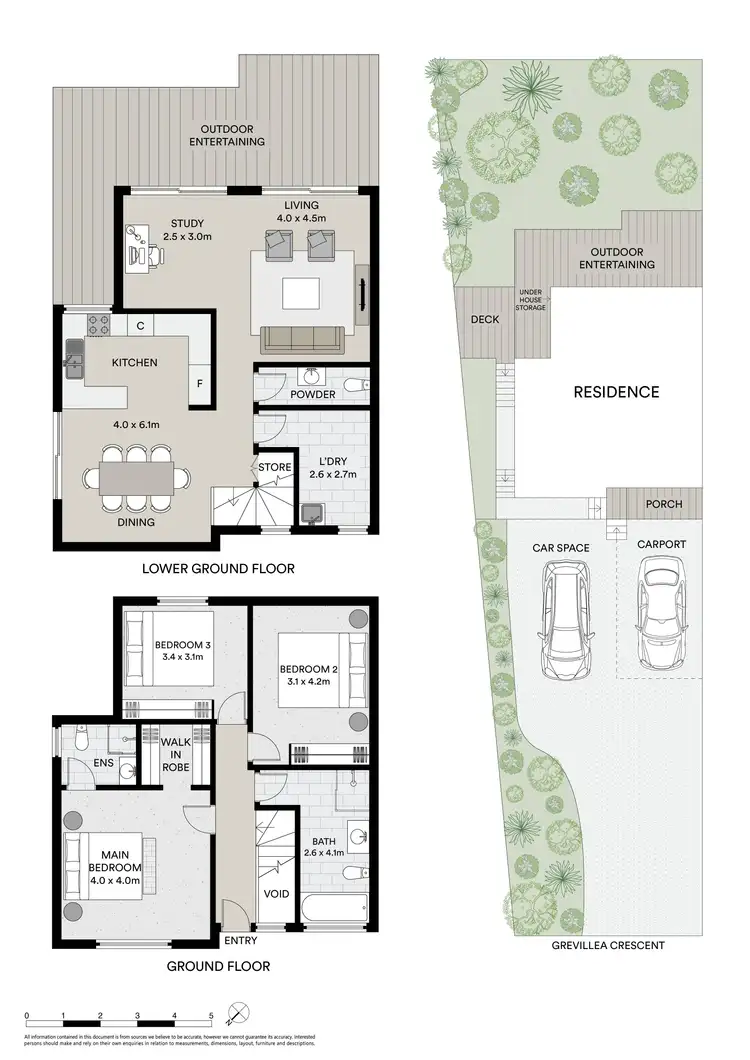 Floorplan of Homely house listing, 8a Grevillea Crescent, Hornsby Heights NSW 2077