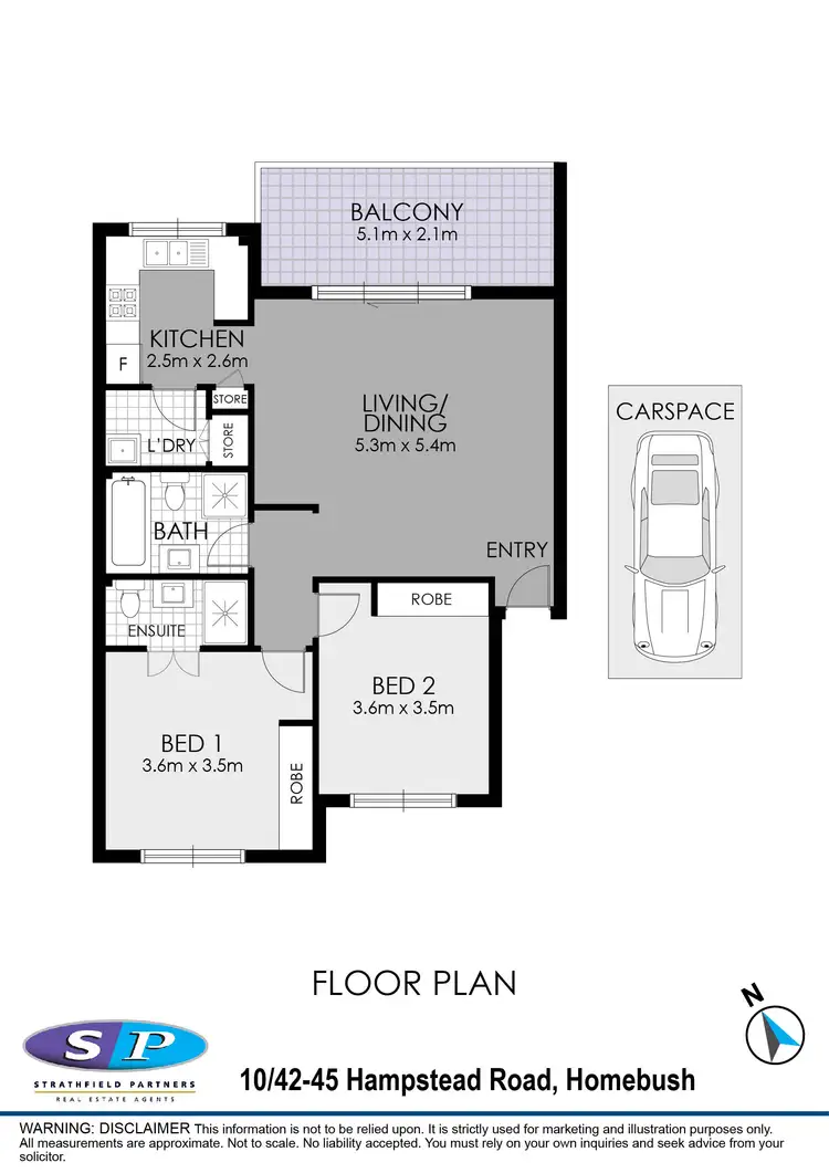 Floorplan of Homely apartment listing, 10/42-50 Hampstead Road, Homebush West NSW 2140