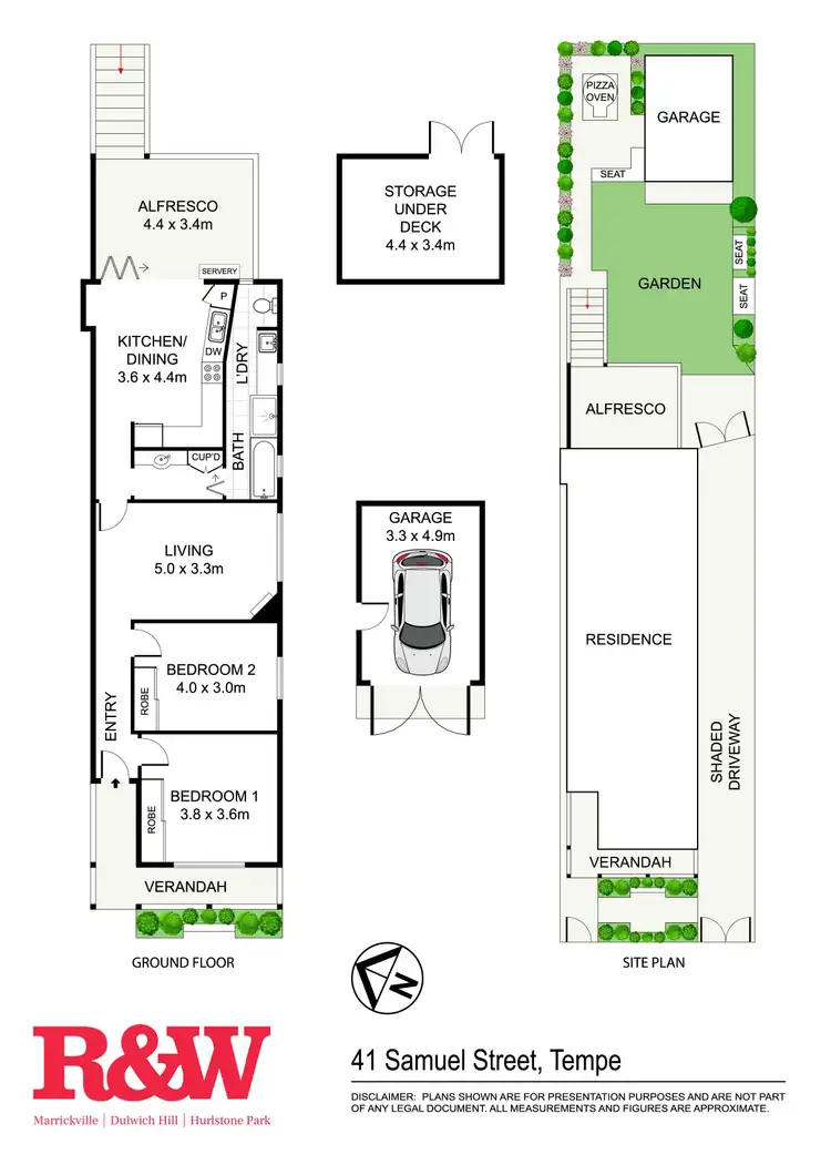 Floorplan of Homely house listing, 41 Samuel Street, Tempe NSW 2044