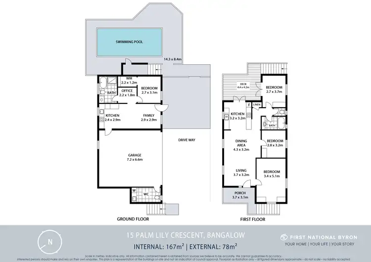 Floorplan of Homely house listing, 15 Palm-Lily Crescent, Bangalow NSW 2479