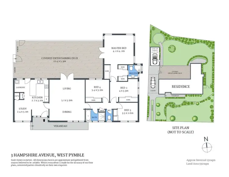 Floorplan of Homely house listing, 3 Hampshire Avenue, West Pymble NSW 2073