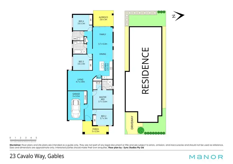 Floorplan of Homely house listing, 23 Cavalo Way, Gables NSW 2765