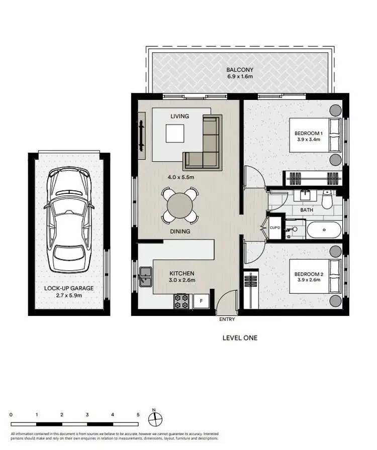 Floorplan of Homely apartment listing, 1/13 Onslow Street, Rose Bay NSW 2029
