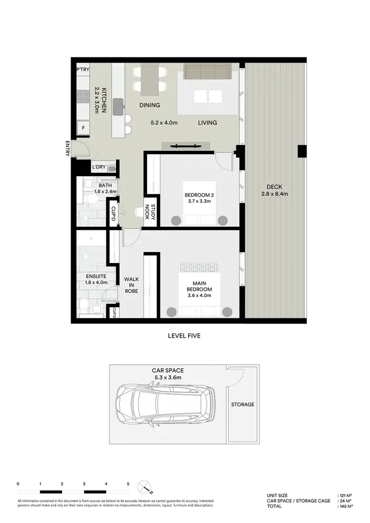 Floorplan of Homely apartment listing, 503W/3 Lardelli Drive, Ryde NSW 2112